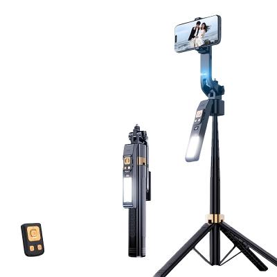 PYJ 2024 New Hot Sale Face Tracking Mobile Phone Selfie Stick Retractable Tripod Head CL12