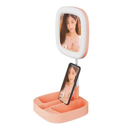 Led ring light,Folding Integrated Ring light, Shaped Fill Light for Mobile Phone Live Support Stand Makeup Ring Mirror Light